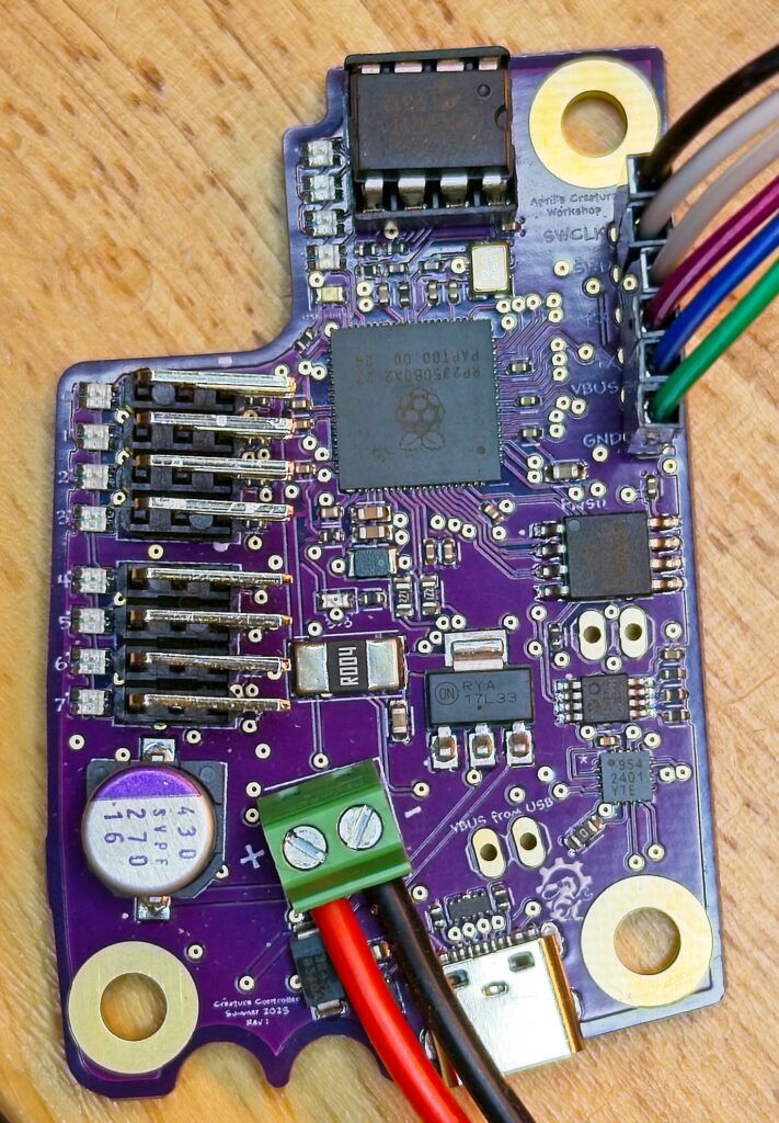 Closeup of the 2025 Edition of my Creature Controller